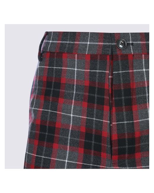 Vivienne Westwood Red George Turn-Up Trousers for men