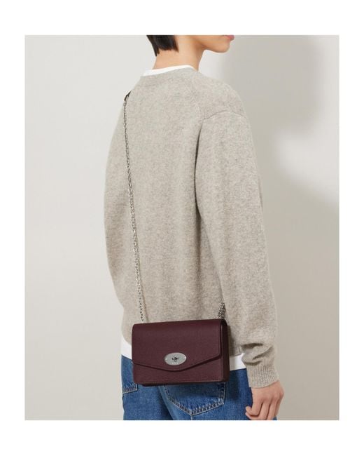 Mulberry Purple Small Darley Shoulder Bag