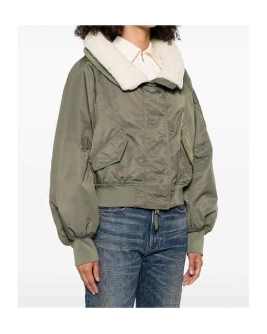 Ermanno Scervino Green Winter Jackets
