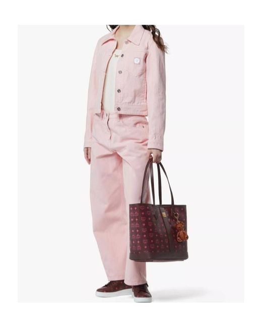 MCM Red New Liz Shopper