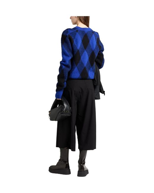 Balenciaga Black Simple Solid-Color Wide-Leg Pants