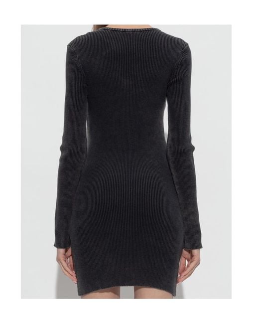 DIESEL Black M-Anchorage-Ls Mini Dress