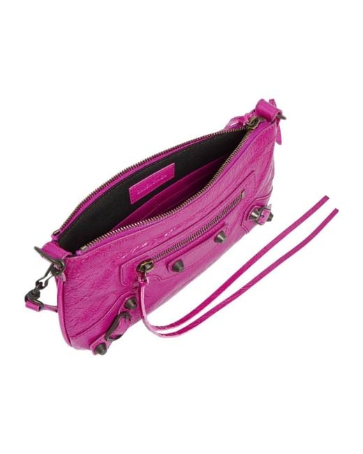 Balenciaga Pink Le City Zip Shoulder Bag