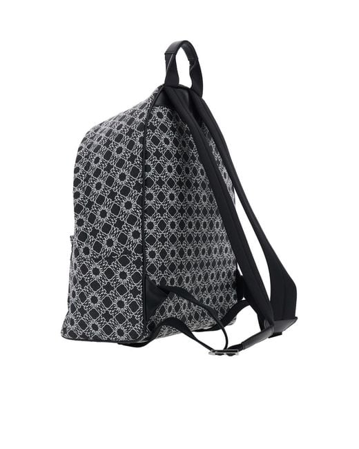 Amiri Gray Ma Quad Logo Print Backpack for men