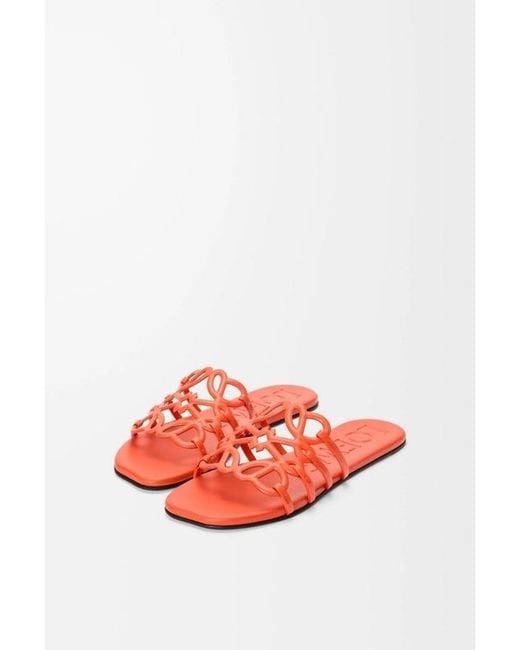 Loewe Red Petal Anagram Slides