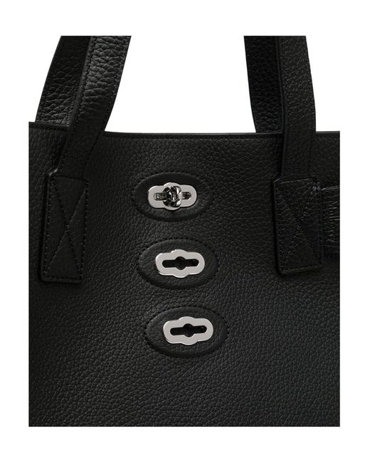 Mulberry Black Pebble-Leather Twist-Lock Tote for men