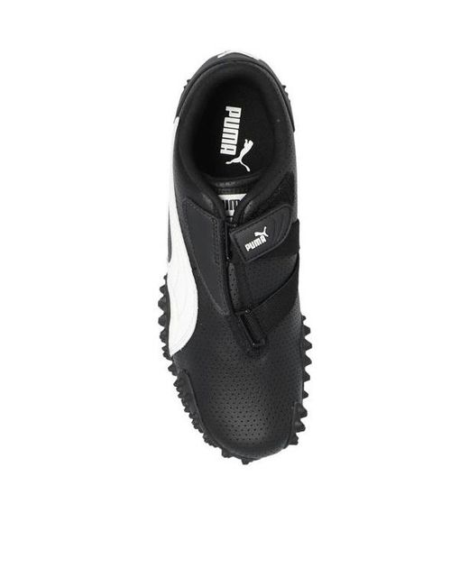 PUMA Black Logo Patch All-Over Patterned Sneakers for men