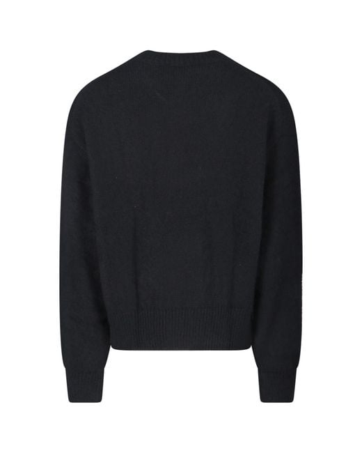 Studio Nicholson Black Wynn Knit Jumper for men
