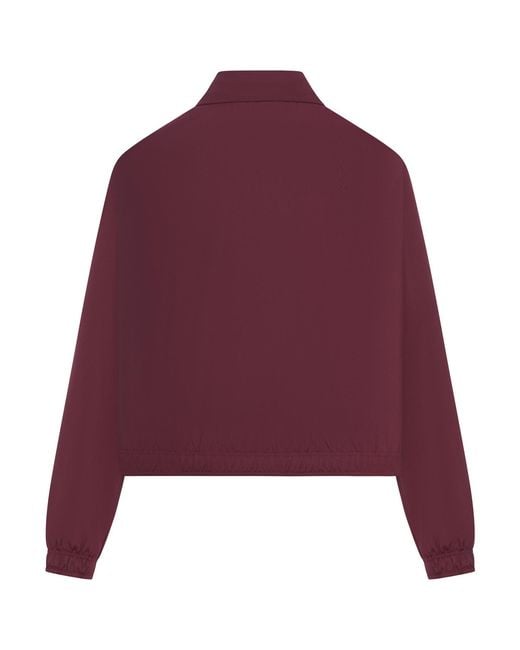 Prada Purple Zip-Up Drawstring Jacket