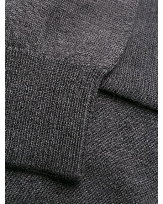 A.P.C. Blue Roll-Neck Fitted Sweater