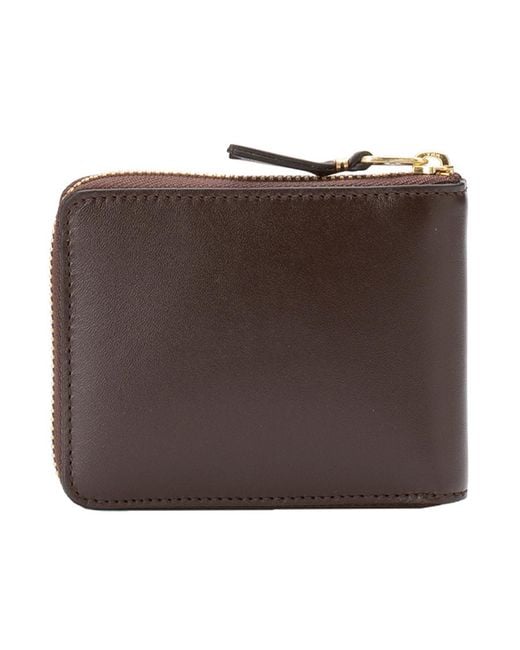 Comme des Garçons Brown Logo Wallet for men