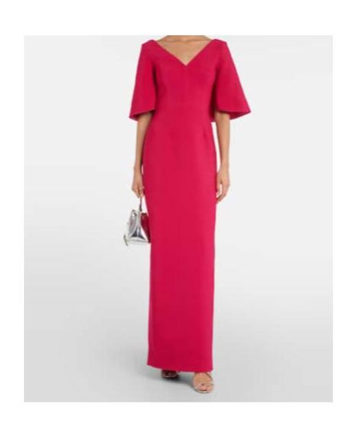 Emilia Wickstead Red Dareen Gown