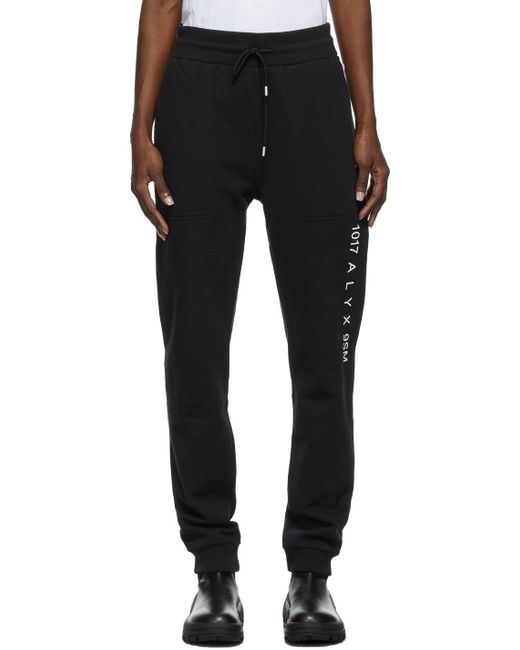 1017 ALYX 9SM Black 1017 9Sm Visual Sweatpants for men