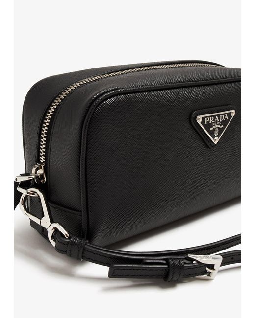 Prada Black Zippered Clutch for men