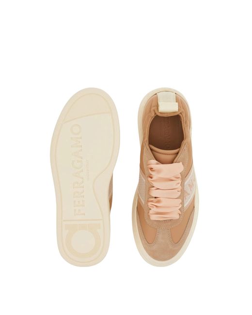Ferragamo Multicolor Ferragamo Wedge Sneakers