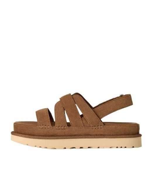Ugg Brown Goldenstar Gleam Sandals