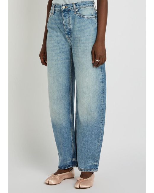 Anine Bing Blue Belt Loop Jeans