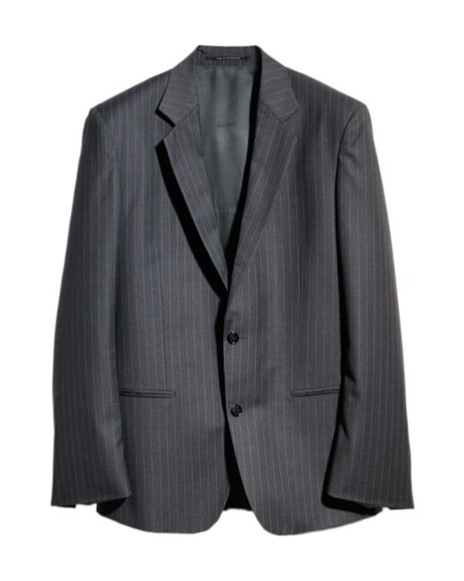 Gucci Gray Pinstripe Jacket