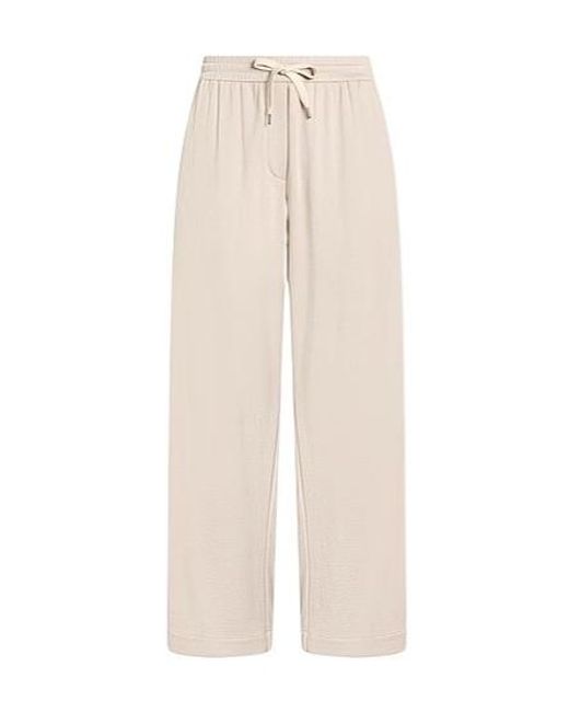 Brunello Cucinelli White Casual Trousers