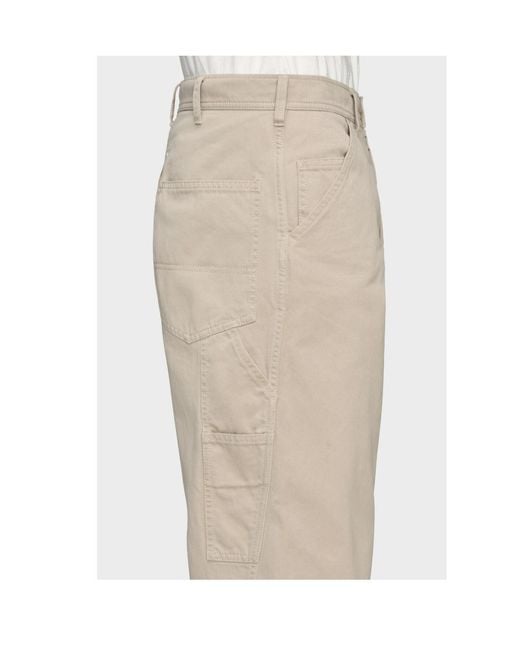 Maison Margiela Natural Cotton Trousers for men