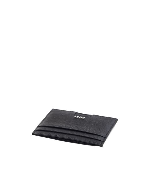 Boss Black Logo Lettering Card Holder for men