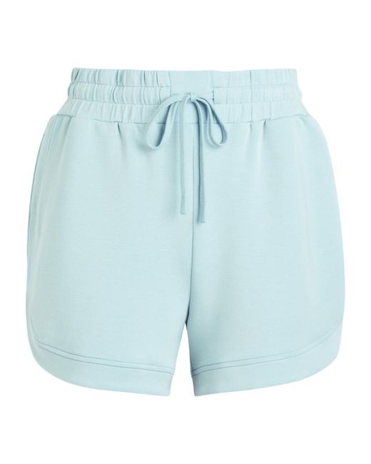 Varley Blue Stretch-Jersey Shorts