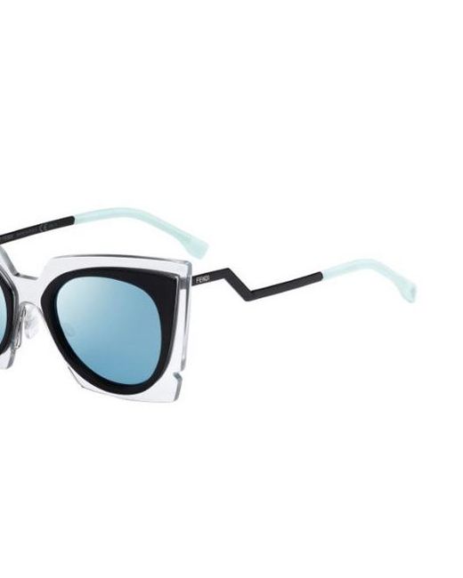 Fendi White Logo Details Sunglasses