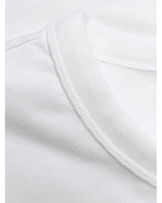 Philosophy Di Lorenzo Serafini White Logo Details T-Shirt