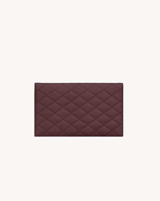 Saint Laurent Purple Paris Pouch