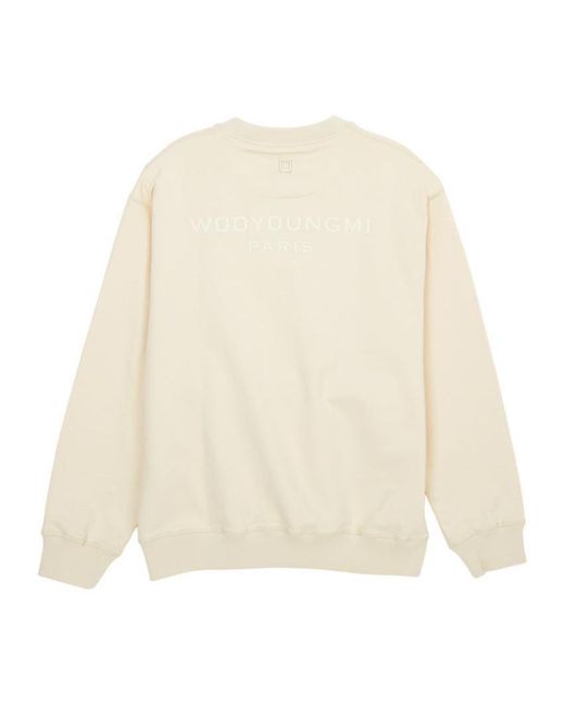 Wooyoungmi Natural Long Sleeve Sweatshirt for men