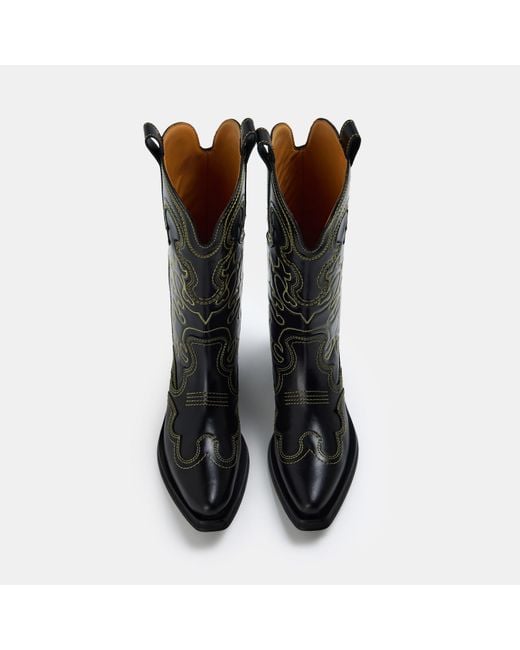 Ganni Black Versatile Boots