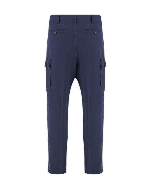 Polo Ralph Lauren Blue Drawstring Cargo Pants for men