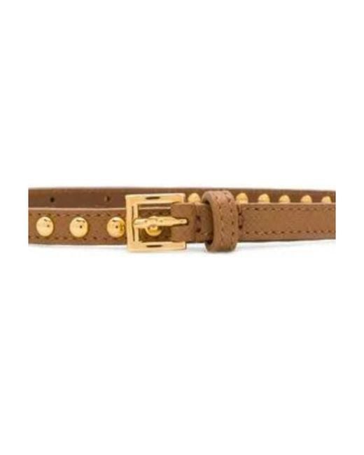 Prada Multicolor Stud Detail Belt