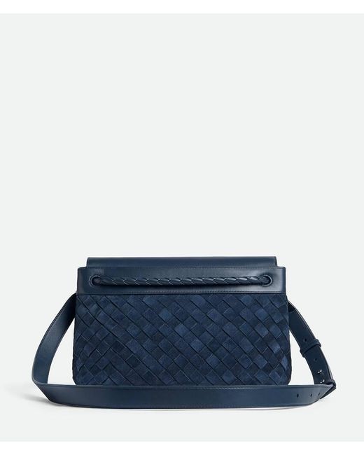 Bottega Veneta Blue Small Andiamo Messenger for men