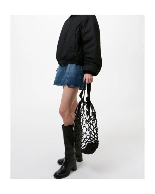 Our Legacy Black Media Cut Shoulder Bag
