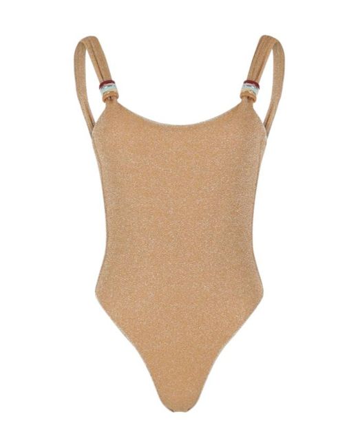 Oseree Brown Oséree One-Piece Swimsuit