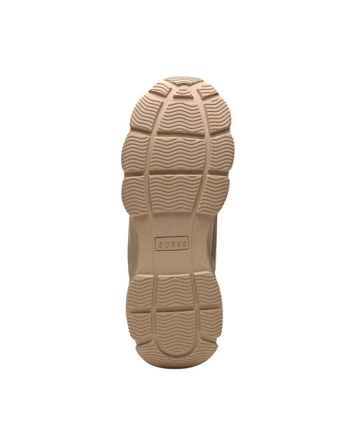 Guess Natural Lace-Up Sneakers