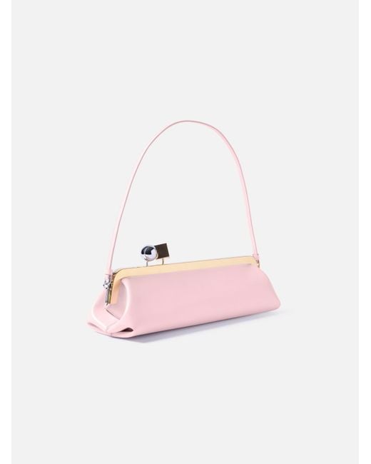 Jacquemus Pink The Salon Long Clutch Bag