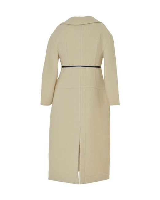 Jil Sander Natural Belted Waist Coat