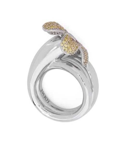 Loewe White Flor Ring