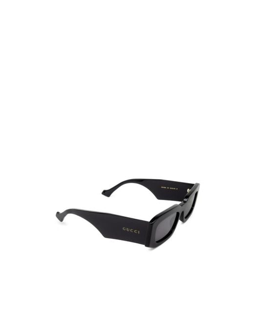Gucci White Eyewear Rectangular Frame Sunglasses for men
