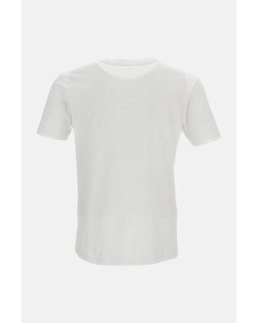 Rier White Crewneck Straight Hem T-Shirt for men