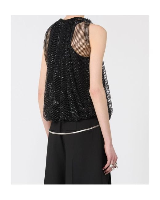 Sportmax Black Nodo Tank Top