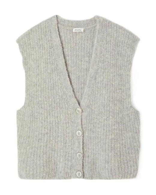 American Vintage Gray Zolly Knitted Vest