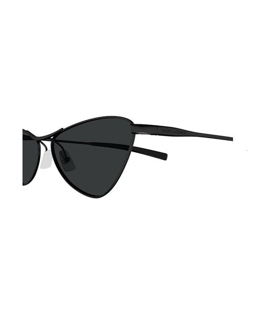Saint Laurent White Eyewear Sl 830 Cat-Eye Sunglasses
