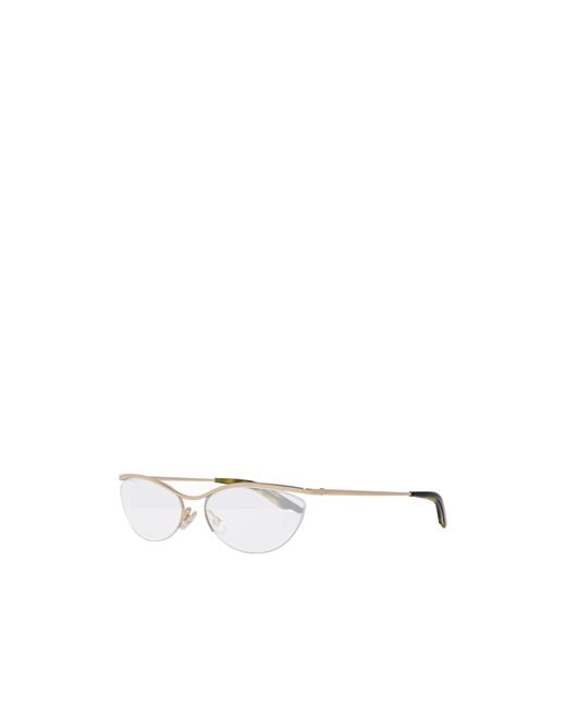 Dior White Half Frame Plain Mirror