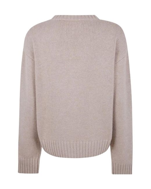 Extreme Cashmere Gray Crew-Neck Cashmere Sweater
