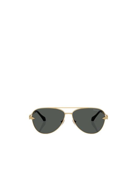Versace Multicolor Eyewear Pilot-Frame Sunglasses for men