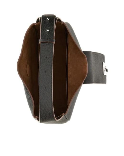 Hogan Black Trend Hobo Shoulder Bag