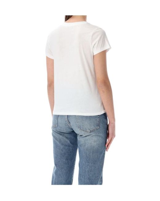 Polo Ralph Lauren White V-Neck Logo T-Shirt